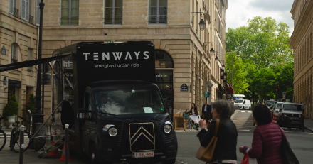 France - TENWAYS est à Paris pour son Van Tour